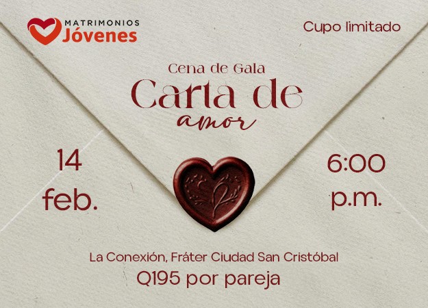 Cena de Gala para Matrimonios Jóvenes 2026