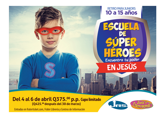 Retiro Escuela Superheroes Juniors Frater