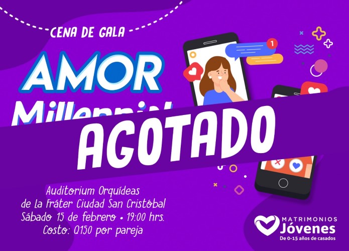 Cena de Gala Amor Millenial Matrimonios Jóvenes