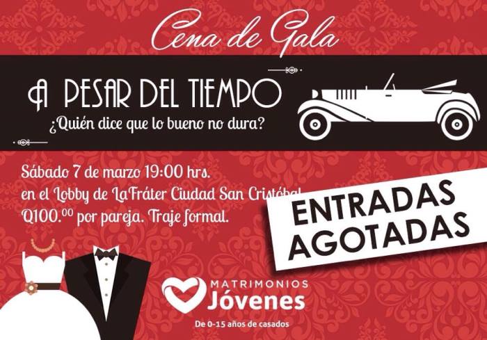 Cena de Gala Matrimonios Jóvenes