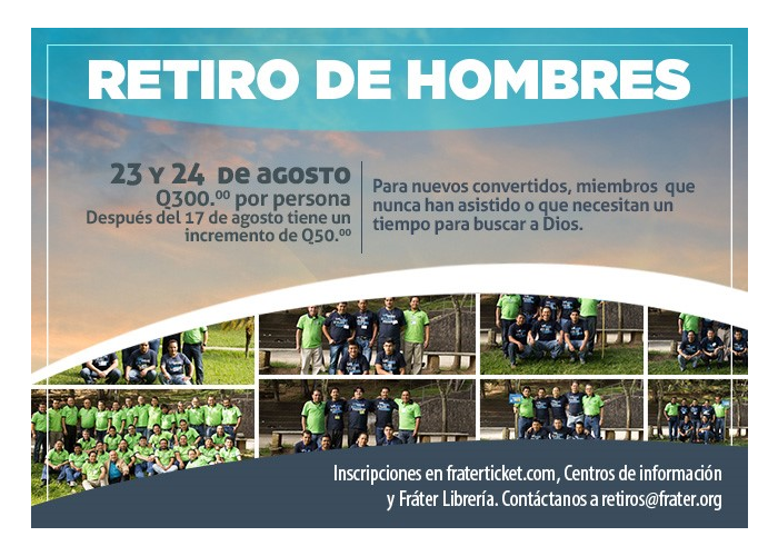 Retiro de Hombres 23 y 24 de Agosto