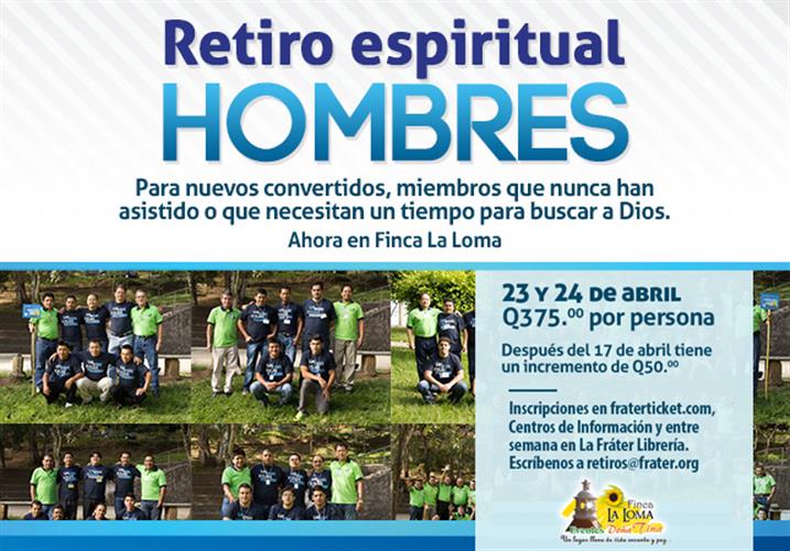 Retiro de Hombres Abril 2016