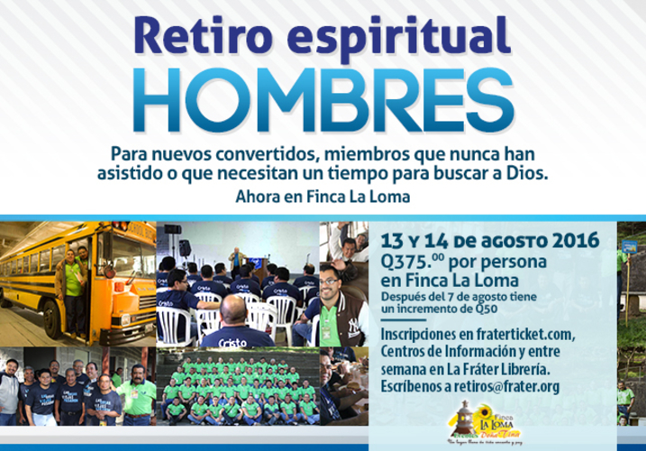 Retiro de Hombres Agosto 2016