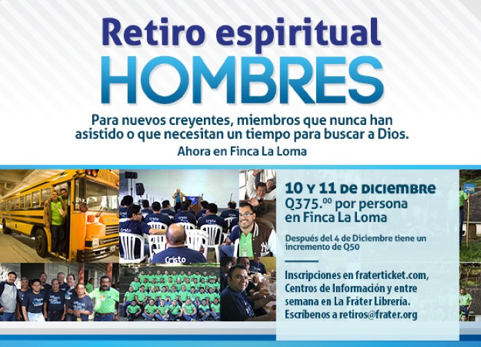 Retiro de Hombres Diciembre 2016