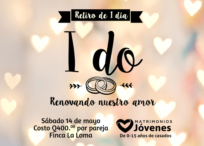 Retiro de matrimonios jovenes Mayo 2016